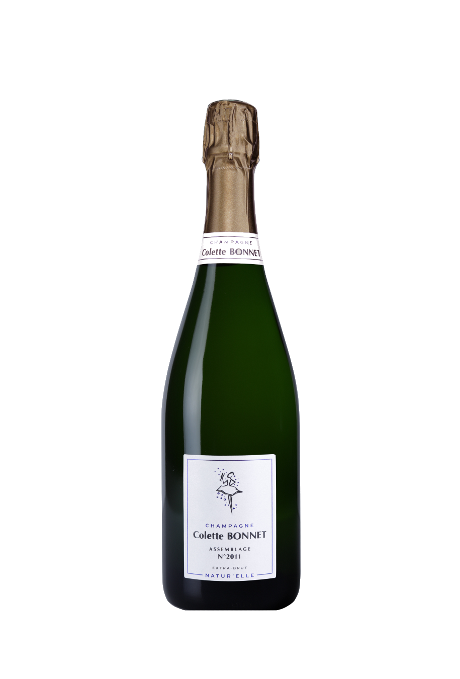 Colette Bonnet, Millésime 2011, Assemblage de Pinots noirs et blancs, Extra-brut, Bio