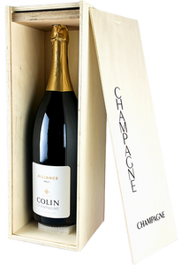 Colin, Cuvée "Alliance", Premier cru, Brut, Mathusalem, Caisse en bois