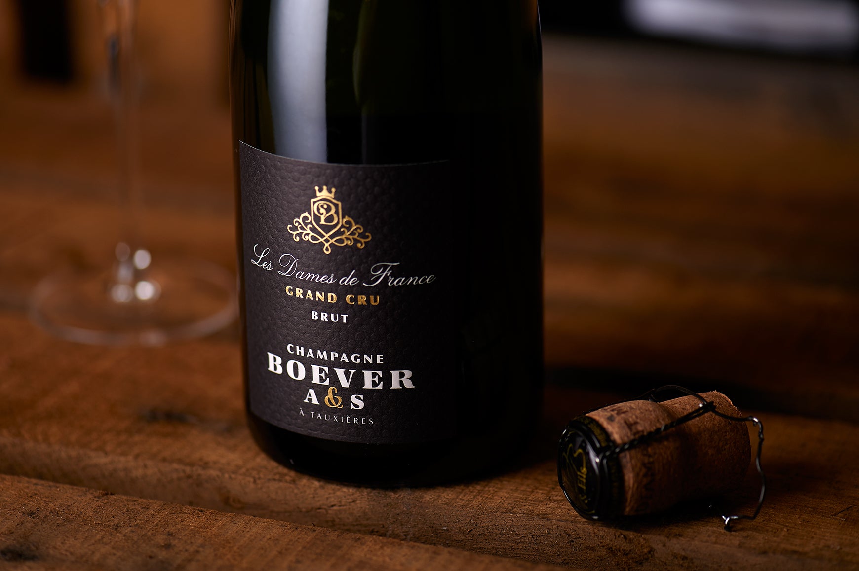 Boever A&S, "Dames de France", Grand cru, Brut, 37.5 cl