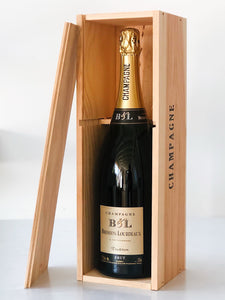 Bression Lourdeaux, Cuvée "Tradition", Blanc de noirs, Brut, Magnum, Caisse en bois