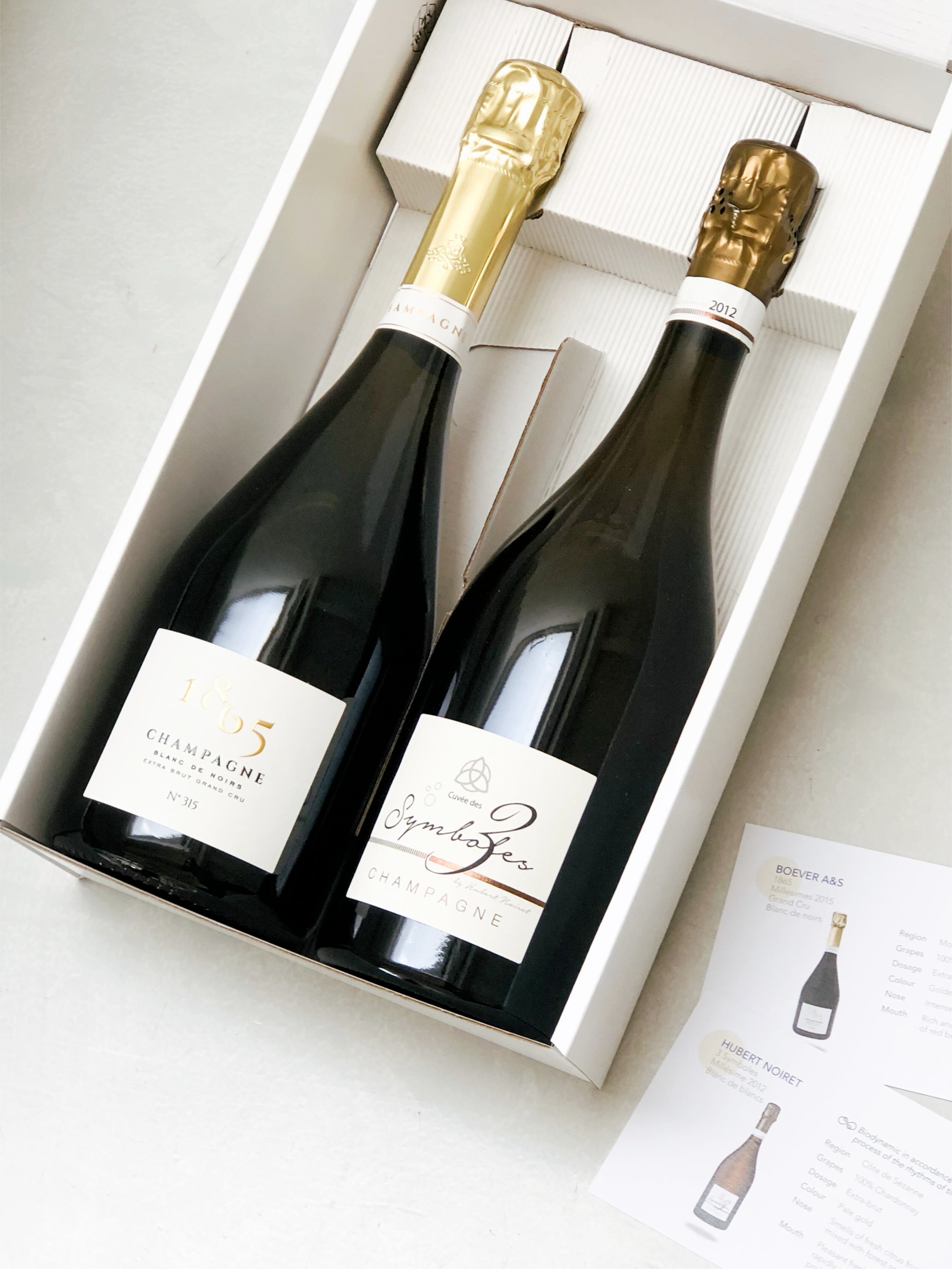 Coffret duo "Bouteilles numérotées"