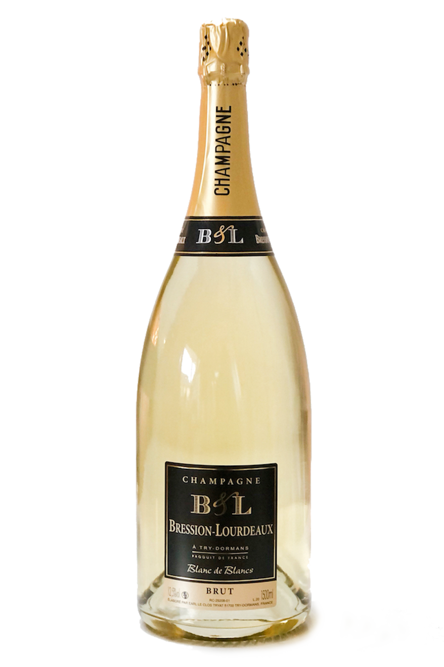 Champagne Blanc de blancs, brut - Bression-Lourdeaux – Stahel champagnes